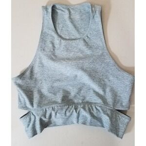 Outdoor Voices Sports Bra Women sz M Slash Back Longline Cut Out Racerback